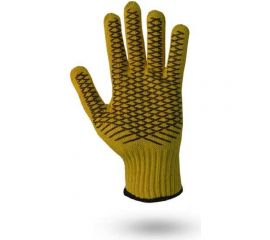 Трикотажные перчатки Armprotect крис-кросс, 7 класс, с двойным Евро-ПВХ сетка ArmProtect 05 