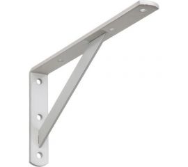 Усиленный кронштейн ALDEGHI LUIGI SPA 145х100х20х4 мм, оцинкованный, цвет: белый 2579VB15 