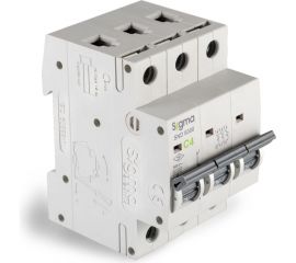 Автоматический выключатель Sigma Elektrik 3P C 4A 6kA 6SM304C 