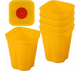 Стаканчик для рассады МУЛЬТИДОМ 5 шт., 7.5x7.5x8.5 см БМ83-270 