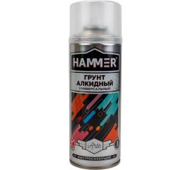 Алкидный грунт Hammer серый, 520 мл, 0.27 кг ЭК000140412 