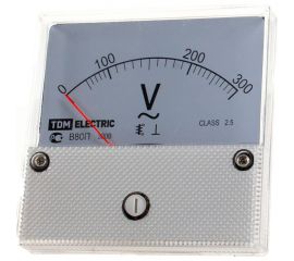 Вольтметр TDM В80П 300В-2.5, поверенный SQ1102-0250 