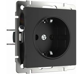 Розетка с заземлением, безвинтовой зажим Werkel W1171308 a051618 