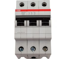 Автоматический выключатель ABB 3-полюсной sh203 c63 2CDS213001R0634 