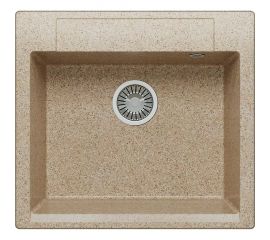 Кухонная мойка Polygran ARGO-560 (№302 Песочный) 575837 