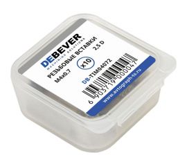 Резьбовые вставки DeBever M4x0.7, 2.5D, 10 предметов DB-TIM04072 