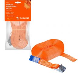 Ремень крепления груза с фиксатором Airline 4,5 м, 200 кг AS-T-19 