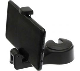 Вешалка-крючок на подголовник СИМАЛЕНД с держателем телефона, черный 7038868 