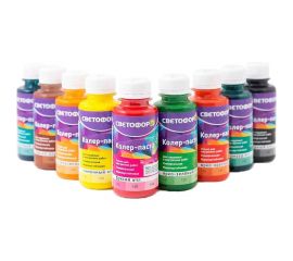 Колер-паста Светофор №62 зеленое яблоко 0,1л ЗОР00007034 