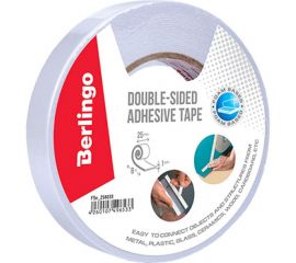 Двусторонняя клейкая лента на вспененной основе Berlingo 25 мм х 8 м, 1 мм FSn_258033 