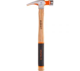 Молоток-гвоздодер Truper MOR-24F 16662 деревянная ручка 