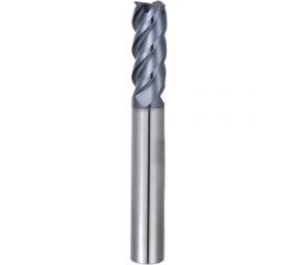 Фреза концевая монолитная твердосплавная 8х100 мм СпецТехИнструмент D8L100T4AlTiNHRC60ASTI 