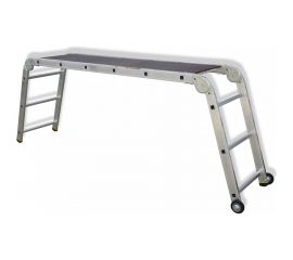 Алюминиевые подмости с колесами Промышленник СМС363 