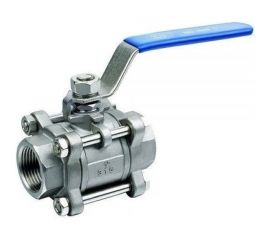 Трехсоставной шаровый кран из нержавеющей стали (AISI 304) TITAN LOCK 0,75in типа резьба-резьба, TL75TPBVSS 