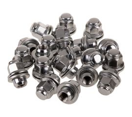 Гайка конус M12x1.50, прессшайба закрытая носик 18.5 мм, 37 мм, 20 шт SKYWAY S10602037 