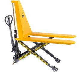 Гидравлическая тележка TOR 1500 кг HLS1500Q с ножничным подъемом полиуретан. колеса 1002029 