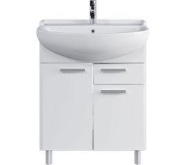 Комплект Sanstar напольная тумба Аура 70 с раковиной Амур 70 345.1-1.4.1.КАМУ 