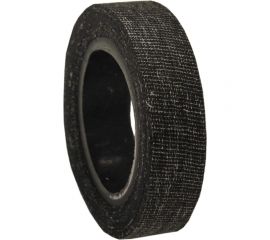 Изоляционная клейкая лента РемоКолор прорезиненная, х/б, черная, 18 мм х 10 м, 350 мкм, 100 г 49-5-102 