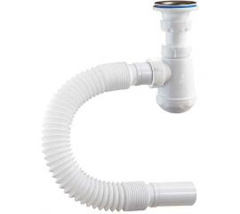 Сифон ORIO Чик бутылочный 1 1/4x32, с гибкой трубой 32-32 (650 мм) М-32019 