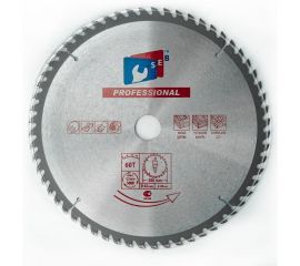 Диск пильный по дереву 300x32/30 мм, 60 зубьев S.E.B. S31411 