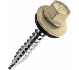 Кровельный саморез Kenner 4,8х70 RAL1014 слоновая кость 100шт ск701014ф 