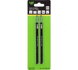 Пилки по дереву 125/150 мм, 4 мм, HCS, FAST CUT, Wood, 2 шт D.BOR D-103-150E1-02 