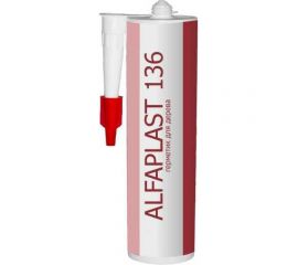 Герметик Alfaplast 136 Технология Теплый шов Орех, картридж 310 мл 4627176171035 