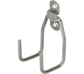 Универсальный двойной держатель VORMANN 52х55 мм, нержавеющая сталь, нагрузка до 20 кг 010290001 