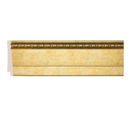 Плинтус Cosca интерьерный багет, 90 мм, античное золото СПБ029378 