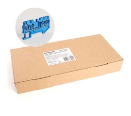 Самозажимной зажим STEKKER 4-проводной проходной ЗНИ - 2,5, JXB ST 2,5, синий LD554-2-25 39971 