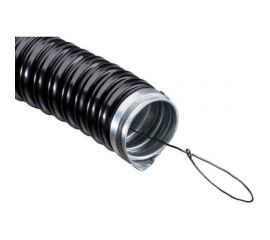 Металлорукав УРАЛ ПАК ПВХ изоляции с протяжкой РЗ-Ц-П 10мм черный 25м МР-1201010-025 