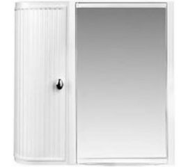 Подвесной шкаф с зеркалом BEROSSI ВК Hilton Premium Leftl 33601 снежно-белый 856903 