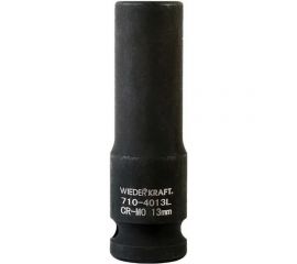 Головка торцевая ударная глубокая 6-гранная (13 мм; 1/2DR) WIEDERKRAFT WDK-710-4013L 