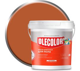 Акриловая эмаль для полов OLECOLOR желто-коричневый, 1 кг 4300004561 