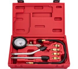 Бензиновый компрессометр 0-20атм, кейс МАСТАК 120-10008C 