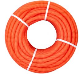 Гофрированная труба из ПНД REXANT с зондом d 25 мм оранжевая 50 м 28-0025-5 