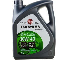 Моторное масло TAKAYAMA SAE 10W-40, API SL/CF, 4 л, пластик 605518 