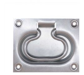 Скрытая ручка для погреба Левша 100x80 цинк У8-2589.Ц 