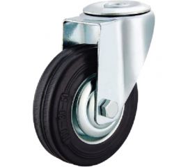 Колесо промышленное поворотное под болт М12 SCH55 125 мм MFK-TORG 4004125 