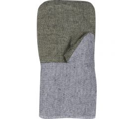 Рабочие рукавицы TDM Полюс, брезентовый наладонник, серые, 1 пара, SQ1016-0517 