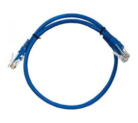 Литой патчкорд Telecom UTP, категория 5е, 0,5м синий NA102-L-0.5M 