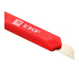 Нож с сегментированным лезвием EKF Master НСМ-10 9 мм ncm-10-ms 