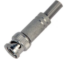 Разъем BNC штекер Pro Legend металл на кабель, винт, PL2343 