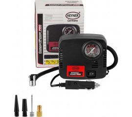 Микрокомпрессор Heyner 12 В, NON-STOP, с манометром, 21 бар 12 л/мин 235000 