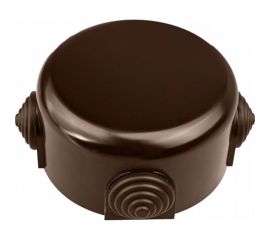 Распределительная коробка Bironi 90мм rf, пластик, коричневый (4 кабельных ввода в комплекте) R1-523-22-K 