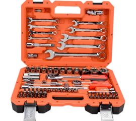 Набор инструментов 1/2 +1/4 Кратон TS-18 2 28 09 018 (82 пр.) 