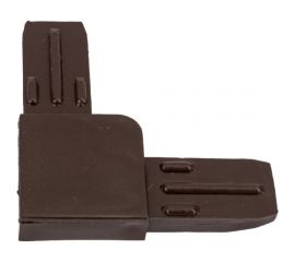 Уголок для москитной сетки ООО ""Полимер-Фарм"" 25 мм, 4 шт., коричневый 04687202902941 