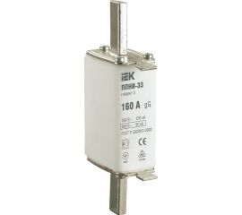 Плавкая вставка предохранителя ППНИ-33 IEK, габарит 0, 160А DPP20-160 