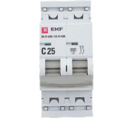 Автоматический выключатель EKF 2P 25А (C) 6кА ВА 47-63N PROxima M636225C 