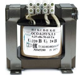 Автотрансформатор TDM ОСО-0,25 220/24 SQ0719-0002 